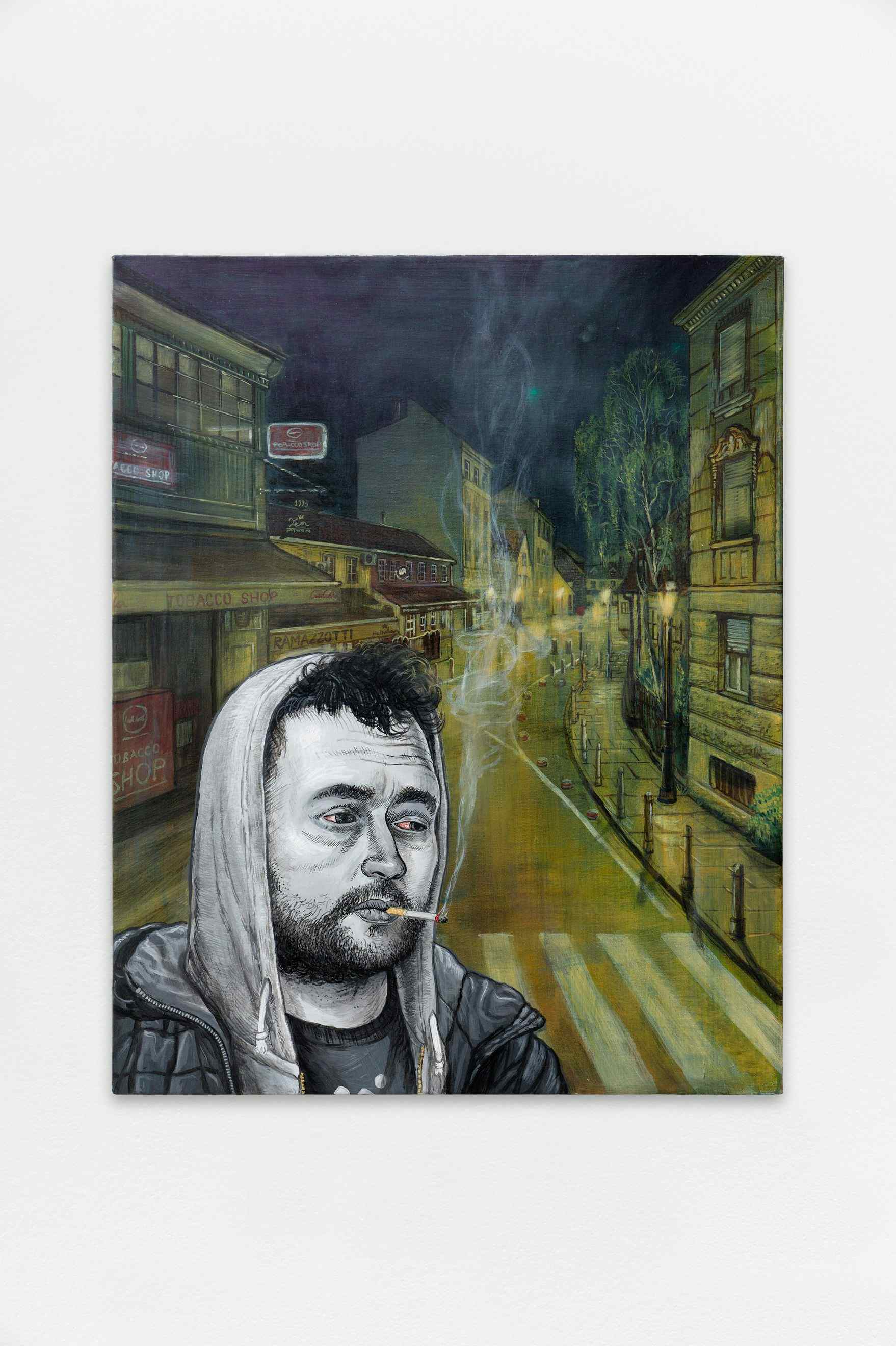 Self-Portrait in Zagreb by Stipan Tadic
